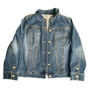 Chico's Womens Jean Jacket Women's Denim Size 12 / 14